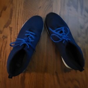 Men's Blue Steel Toe Sneakers